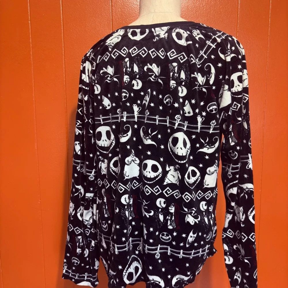 Nightmare Before Christmas Pajama Set Top Bottoms Pants Jack - Picture 3 of 9